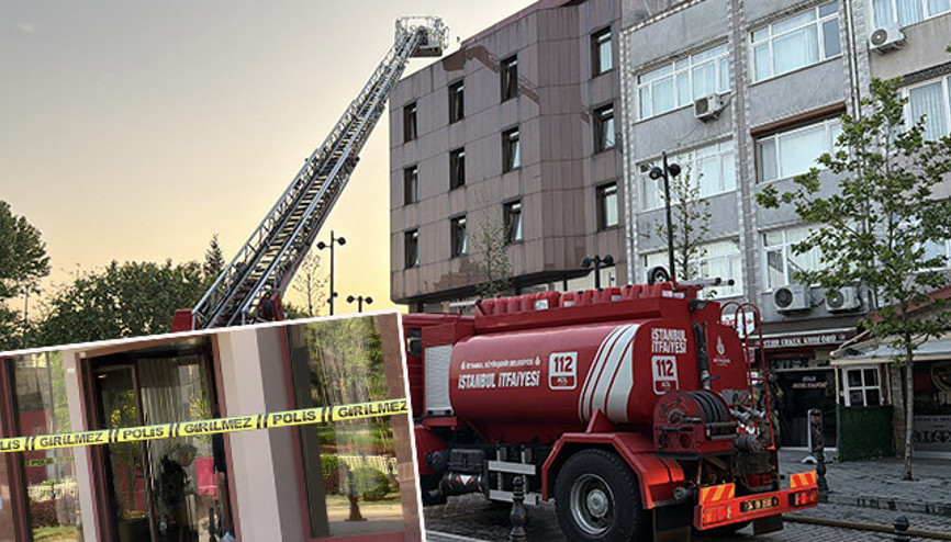 Fatih Topkapıda otel yangını: 1 kişi hayatını kaybetti
