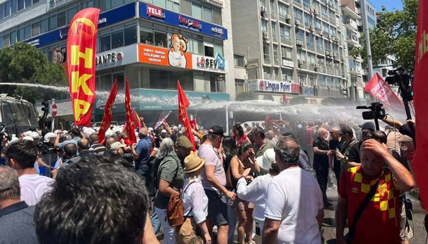 İzmirde Özgür Özelin mitingi öncesi gerginlik