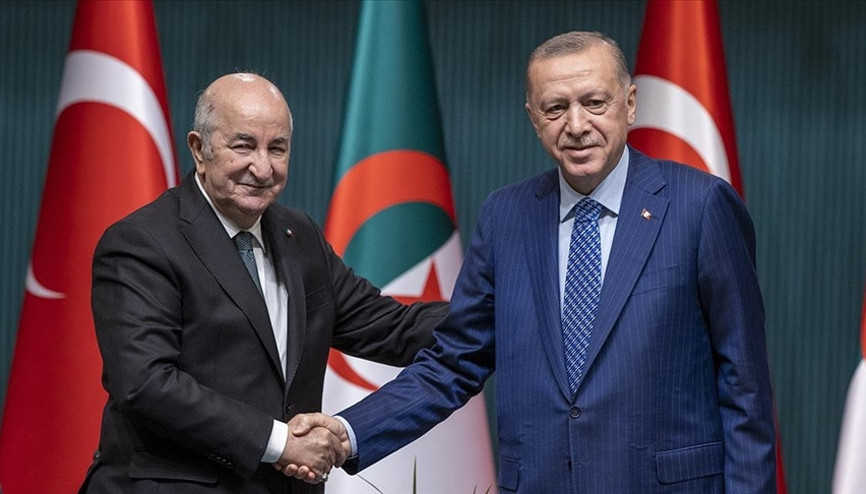 Cumhurbaşkanı Erdoğan, Cezayirli mevkidaşı Tebbun ile görüştü