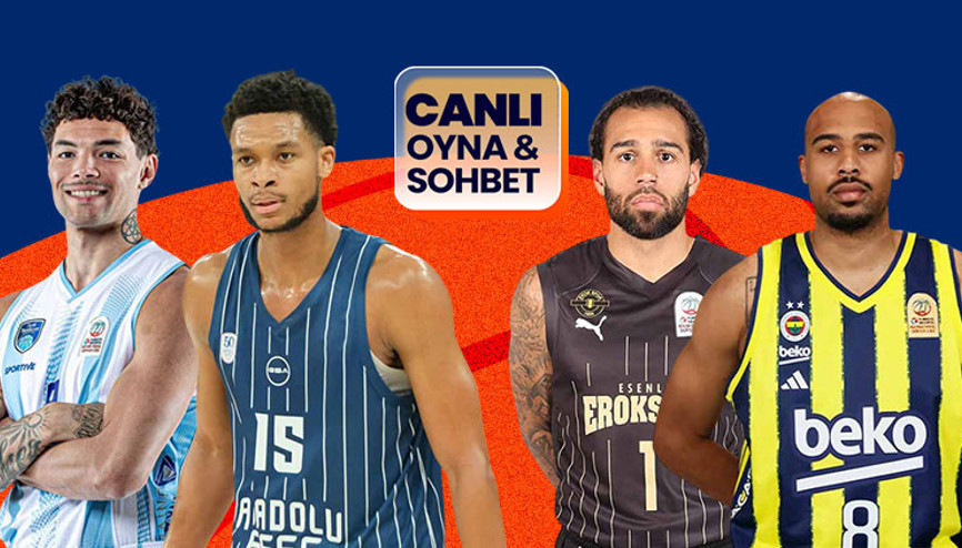 Basketbol Süper Liginde play-off çeyrek final zamanı İki maçın heyecanı canlı sohbet ile Mislide