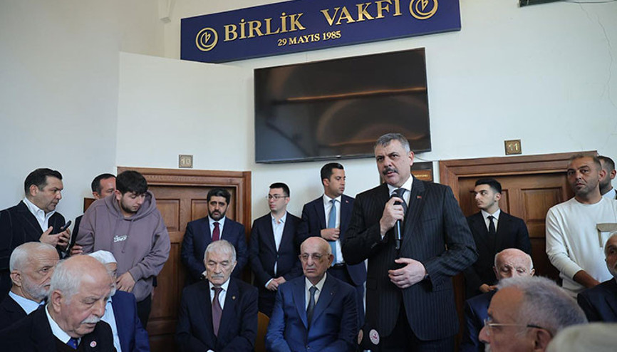 İçişleri Bakanı Çiftçi, Birlik Vakfının bayramlaşma programına katıldı