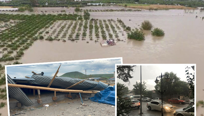 Meteoroloji uyarmıştı: Sağanak sonrası felaketi yaşadılar Yurdun farklı noktalarından şok görüntüler
