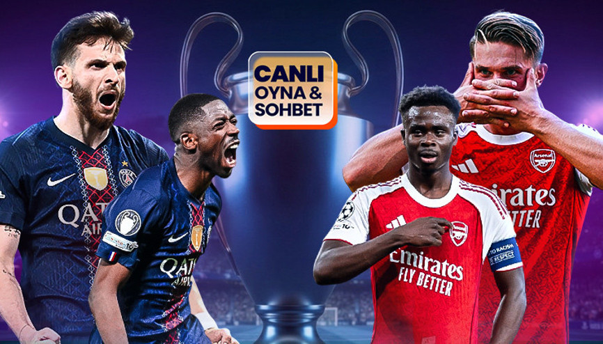 Avrupanın en büyüğü belli oluyor PSG-Arsenal finali canlı sohbet ile Mislide