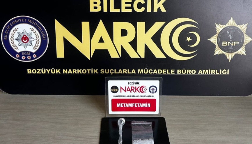 Bilecikte üzerinde uyuşturucu bulunan zanlı yakalandı