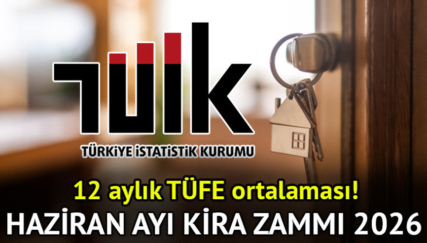 HAZİRAN AYI KİRA ARTIŞ ORANI 2026 || TÜİK Haziran 2026 kira zammı ne kadar, yüzde kaç oldu Ev ve iş yeri kira zammı hesaplama 2026