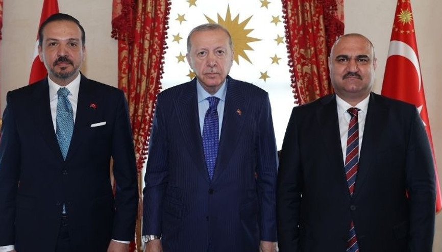Cumhurbaşkanı Erdoğan, Kerkük Valisi Ağayı kabul etti