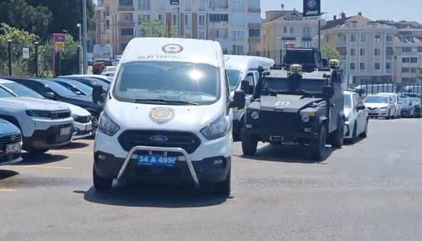Maltepede Otokoç binasına silahla ateş açıldı: Saldırganlar yakalandı