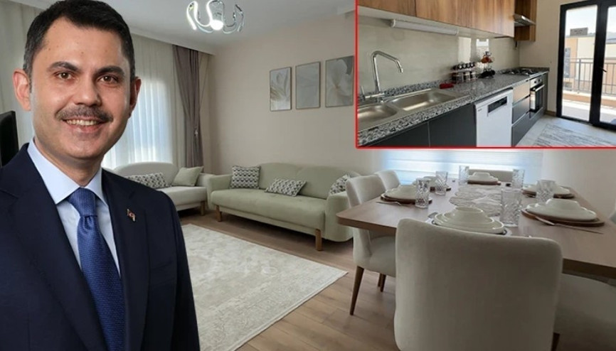 21 bin 400 TL taksitle ev sahibi olma fırsatı Murat Kurum görüntüleri paylaştı