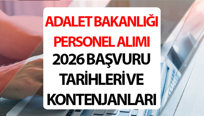 ADALET BAKANLIĞI PERSONEL ALIMI 2026 BAŞVURU DETAYLARI VE KONTENJANLARI|| Adalet Bakanlığı 15 bin personel alımı ne zaman, başvurular nereden yapılır