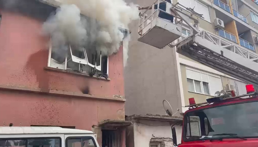 Antalyada ev yangını Antalyada ev yangını