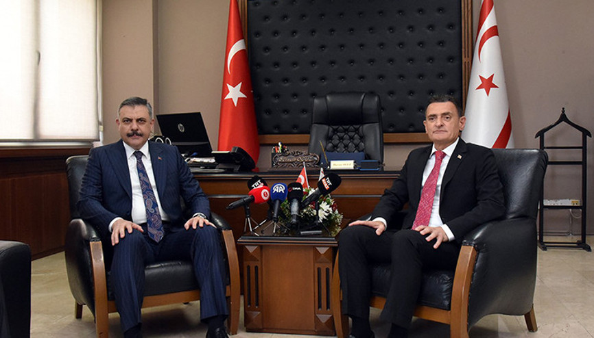 İçişleri Bakanı Çiftçi, KKTC’li mevkidaşı Oğuz ile görüştü