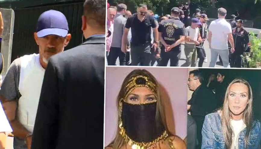 Mezdeke dansçısı Aynur Kanbur cinayeti Katil zanlısı keşif için olay yerinde