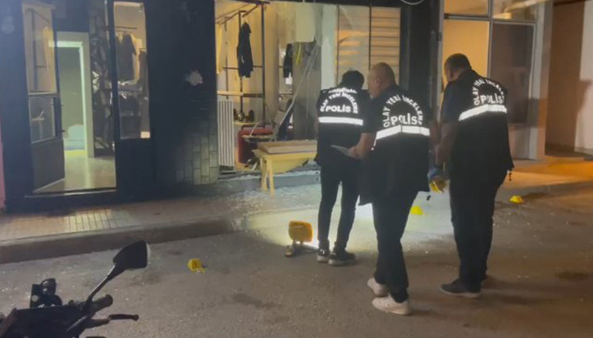 Çorumda gece saatlerinde iş yeri kurşunladı