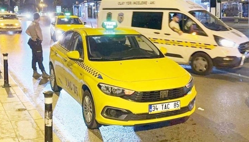 Taksici öldürüldü