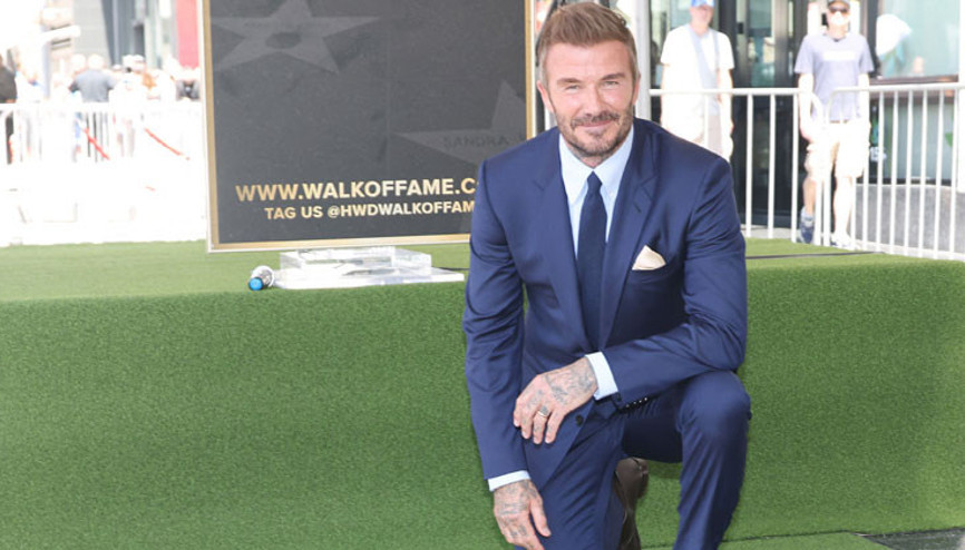 David Beckham, Şöhretler Kaldırımında... Bütün hayalleri birer birer gerçekleşti