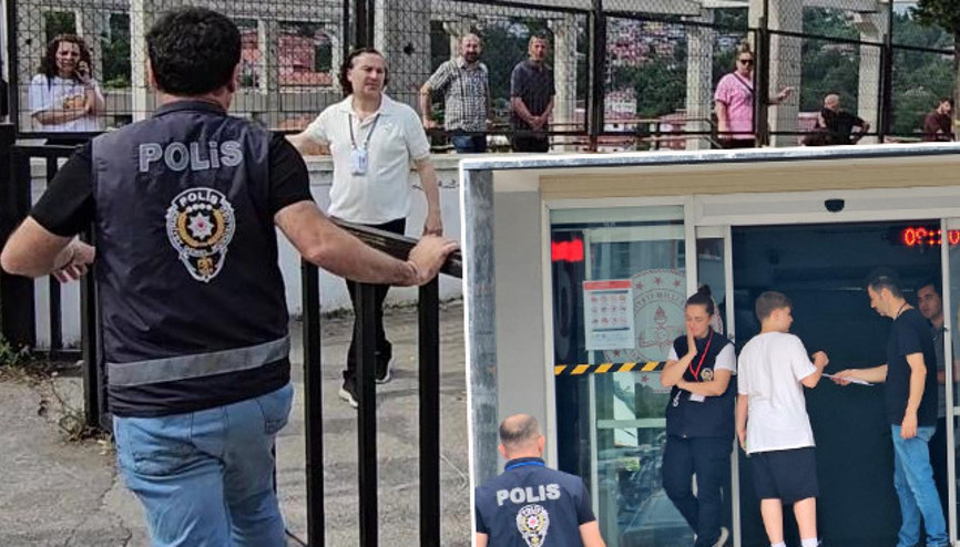 LGS heyecanı başladı Sınava dakikalar kala yanlış anlaşılma büyük gerginliğe yol açtı: Nasıl kapıyı açmazsınız