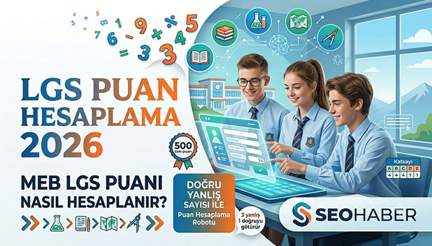 LGS PUAN HESAPLAMA 2026 FORMÜLÜ SAYISAL-SÖZEL MEB BİLGİSİ (TEK TIKLA NET SAYISI ÖĞREN) || MEB LGS Puanı Nasıl Hesaplanır, Nereden Hesaplanır Doğru Yanlış Sayısı ile LGS Puan Hesaplama Robotu