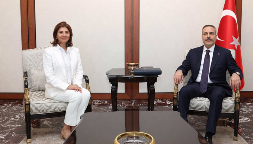 Dışişleri Bakanı Hakan Fidan, BM Genel Sekreterinin Kıbrıs Temsilcisi Cuellar ile görüştü