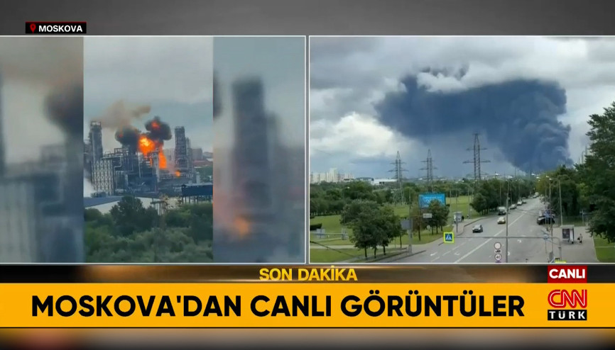 Moskovaya yüzlerce İHA ile saldırı