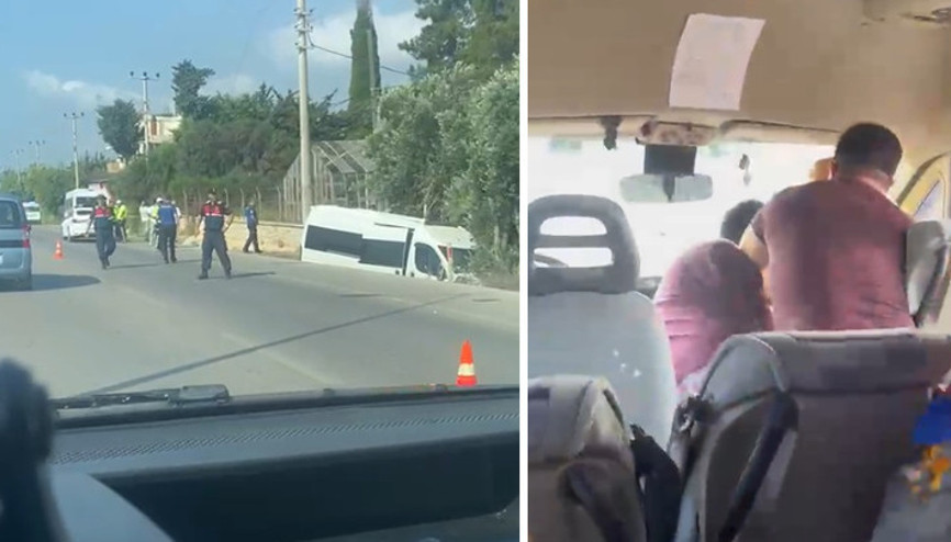 Mersinde şoförü darbedip minibüsü gasbetti Kaza yaparak hayatını kaybetti