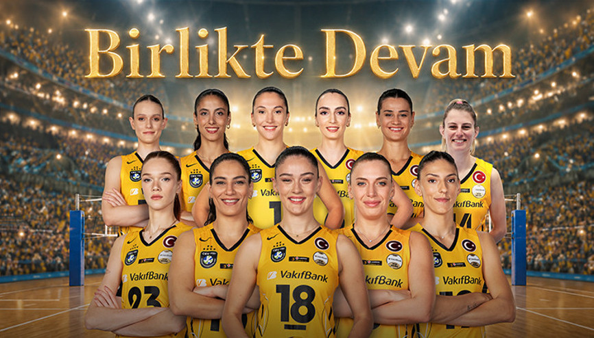 VakıfBank 11 oyuncusuyla yola devam ediyor
