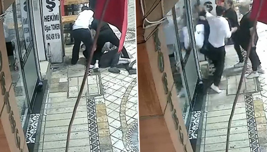 Yoldan geçen mühendisin önünü kestiler: 4 kişi darbetti