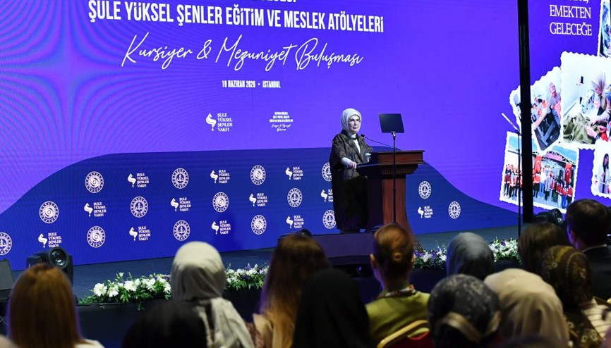 Emine Erdoğan: Kadınların ekonomik hayata katılması, afet sonrası toparlanma döneminde büyük öneme sahiptir