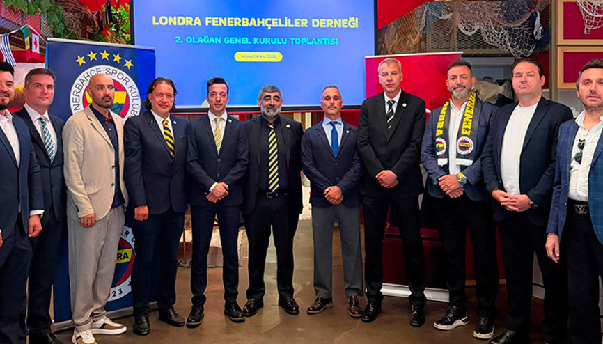 Londra Fenerbahçeliler Derneği’nde yeni dönem: Başkan Kalender Ateş oldu