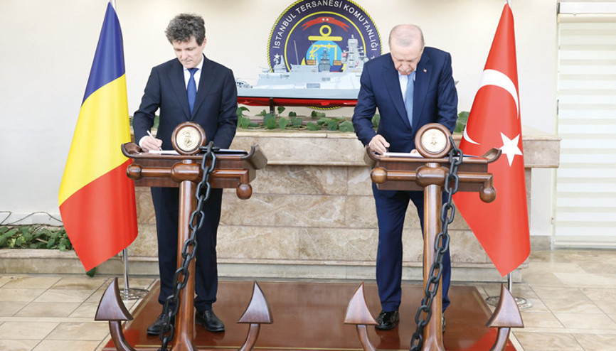 Erdoğan Romanya’ya gemi teslim töreninde konuştu: Sahada olmayan mönüde olur
