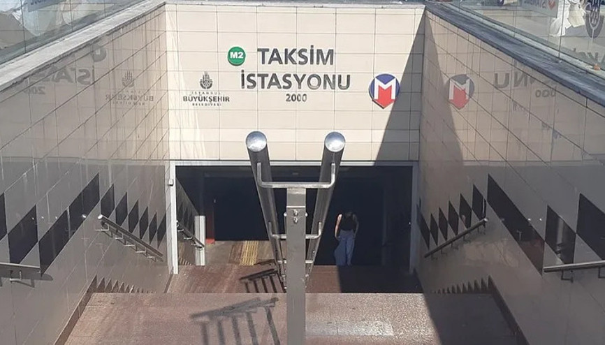 İstanbullar dikkat Taksim Metro İstasyonu kullanıma kapatıldı