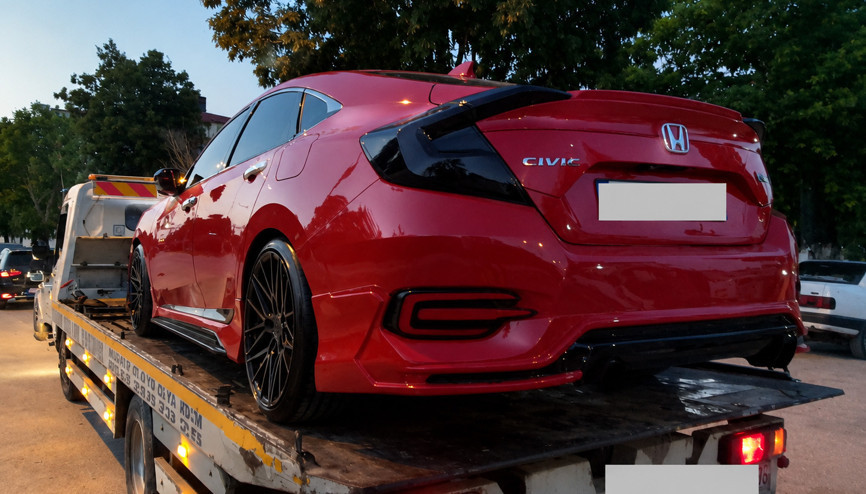 Drift yapan ve makas atan alkollü sürücüye 257 bin lira ceza