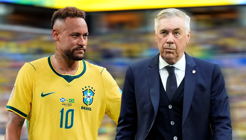İskoçya - Brezilya maçı sonrası Ancelottiden Neymar açıklaması
