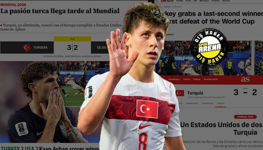 A Milli Takımın ABD galibiyetiyle vedası dünya basınında: Türkler, ABDyi şoke etti Onuruyla ayrıldılar