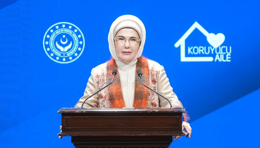 Emine Erdoğan, Gönül Elçileri Koruyucu Aile Vizyon Çalıştayı Kapanış Programında konuştu
