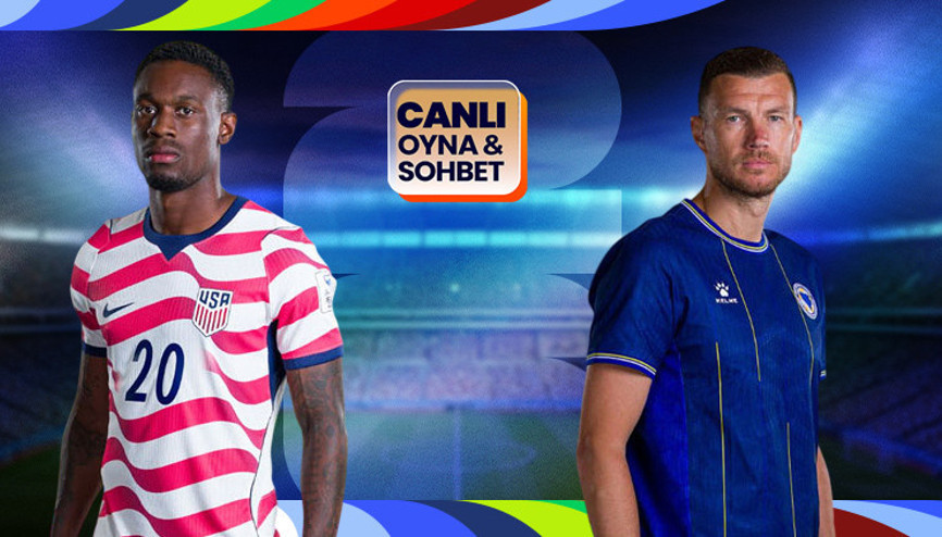ABD ile Bosna Hersek karşılaşıyor Maçın heyecanı canlı sohbet ile Misli’de