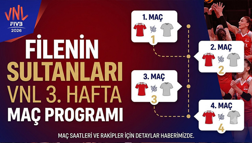 FİLENİN SULTANLARI VNL 3. HAFTA MAÇ PROGRAMI SAATLERİ || A Milli Kadın Voleybol Takımı üçüncü hafta maçları ne zaman, saat kaçta, nerede olacak 3. hafta kadrosu... FİLENİN SULTANLARI VNL 3. HAFTA MAÇ PROGRAMI SAATLERİ || A Milli Kadın Voleybol Takımı üçüncü hafta maçları ne zaman, saat kaçta, nerede olacak 3. hafta kadrosu...
