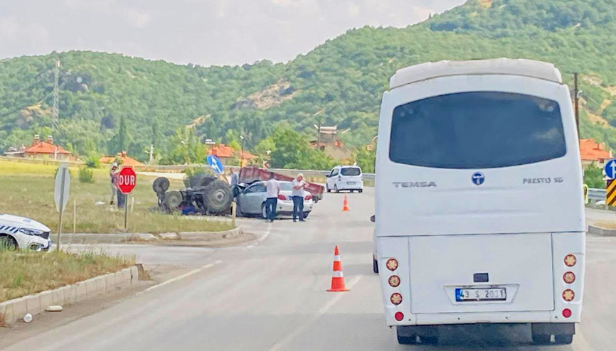 Kütahya’da kaza; 3 yaralı