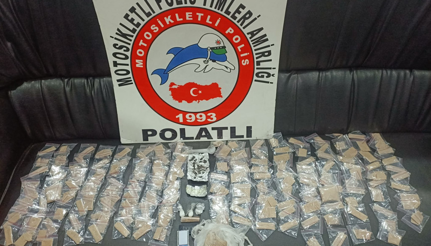 Polatlıda 446 gram eroin ele geçirildi