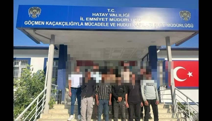Hatay’da 9 göçmen yakalandı; 1 organizatör tutuklandı