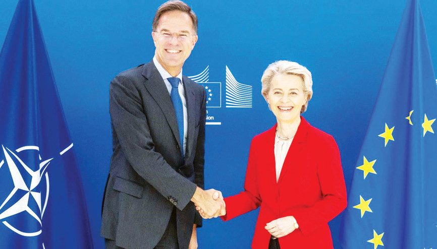Rutte ve Leyen’den ‘Birlikte güçlüyüz’ mesajı