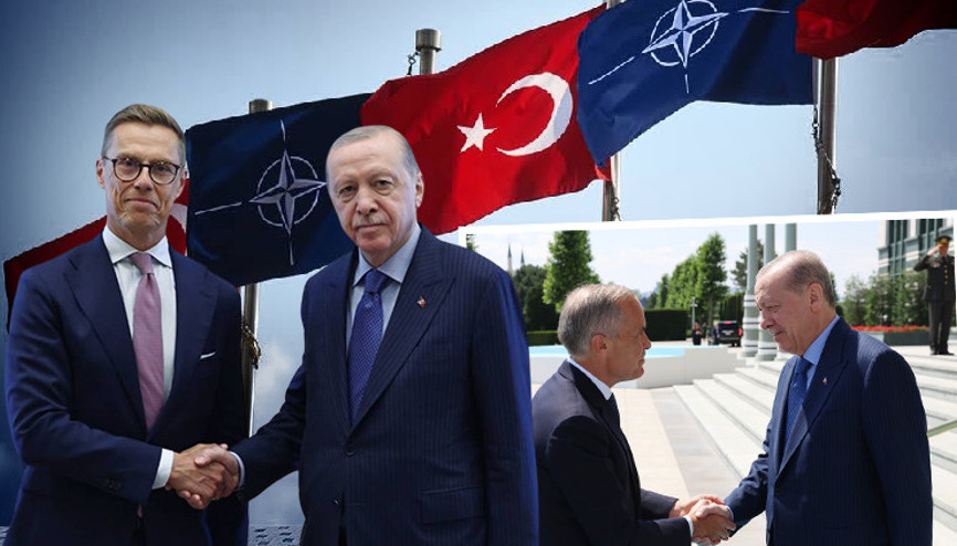 NATO Liderler Zirvesi: Cumhurbaşkanı Erdoğandan peş peşe kritik görüşme