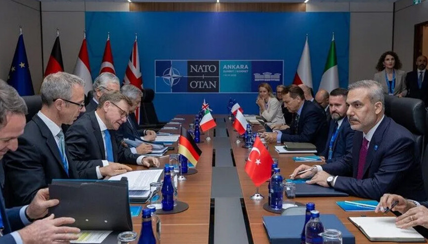 Bakan Fidan, NATO Ankara Zirvesi kapsamında kısıtlı katılımlı bir toplantıya iştirak etti