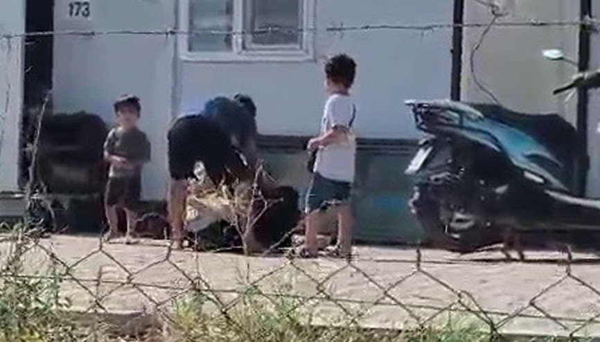 Hatay’da dehşet görüntü Çocuklarının gözü önünde karısına bıçakla saldırdı