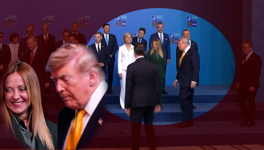 Meloni ile Trump göz göze gelmedi