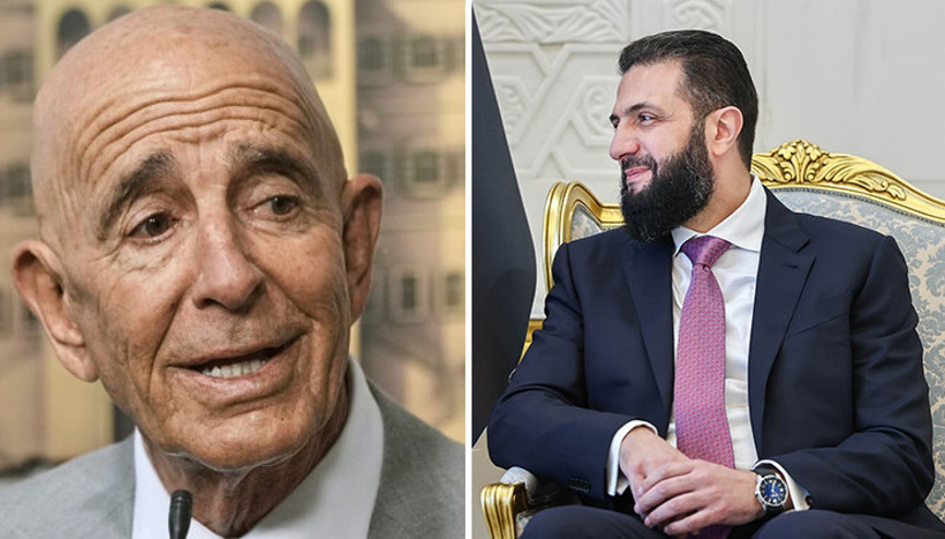 Suriye Cumhurbaşkanı Şara ile ABD Büyükelçisi Barrack Ankarada bir araya geldi