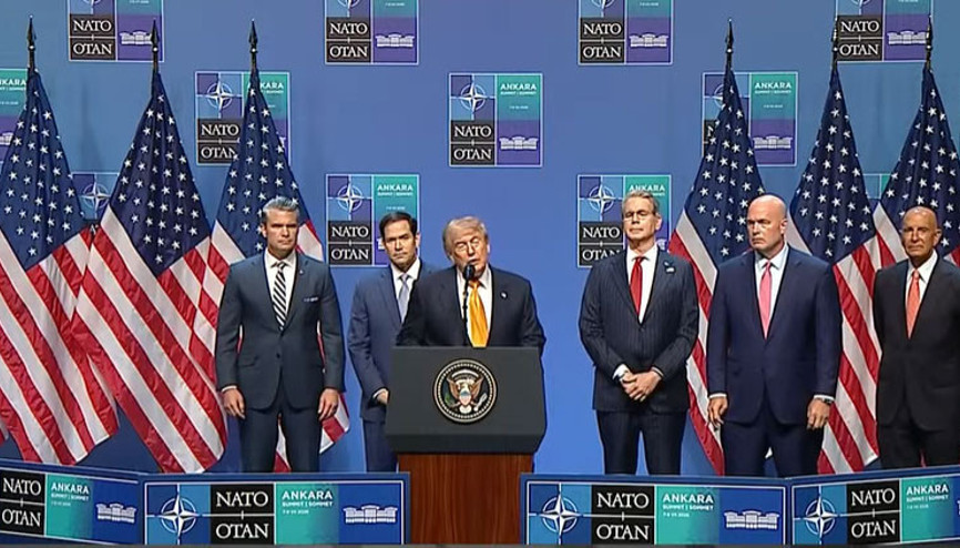 ABD Başkanı Trump Beştepede konuştu: Cumhurbaşkanı Erdoğana teşekkür ederim ABD Başkanı Trump Beştepede konuştu: Cumhurbaşkanı Erdoğana teşekkür ederim