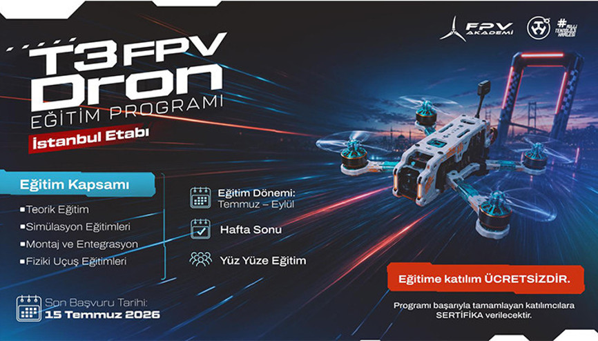 T3 FPV dron eğitim programı için başvurular başladı