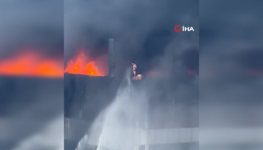 Çin’de ayakkabı fabrikasında yangın