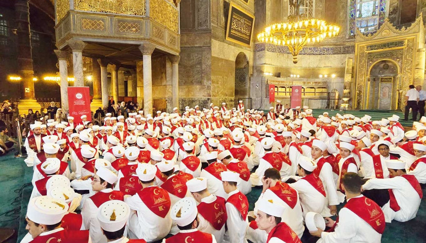 Ayasofya’da 15 Temmuz anması... 253 şehit anısına 253 hafızla hatim