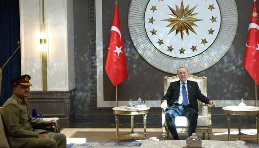 Cumhurbaşkanı Erdoğan, Pakistanlı komutan Muniri kabul etti